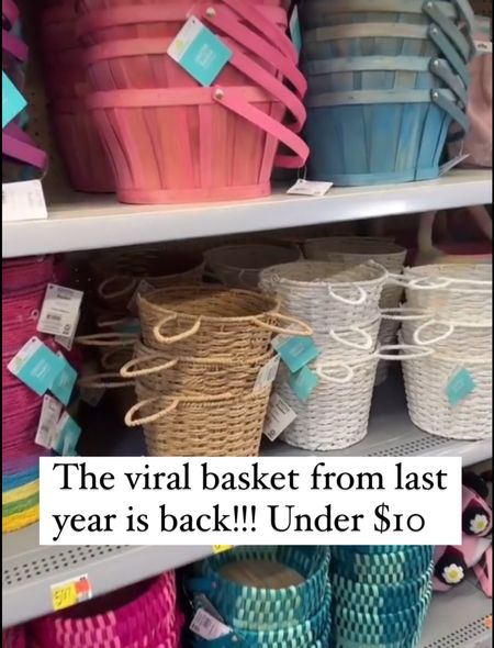 Easter basket, Walmart Easter Finds, Walmart Easter Decor, Easter home finds

#LTKhome #LTKSeasonal #LTKfindsunder50