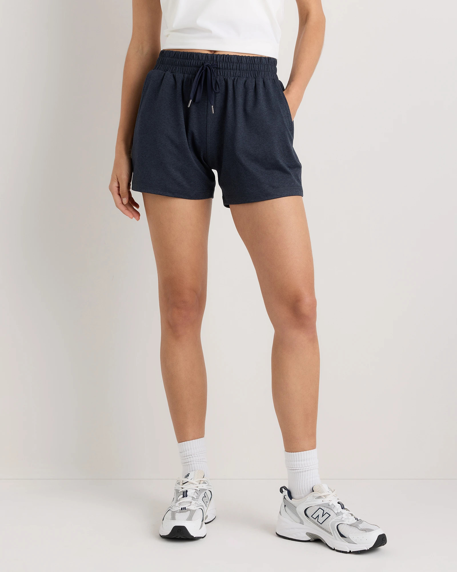 Flowknit Mid-Rise Shorts | Quince