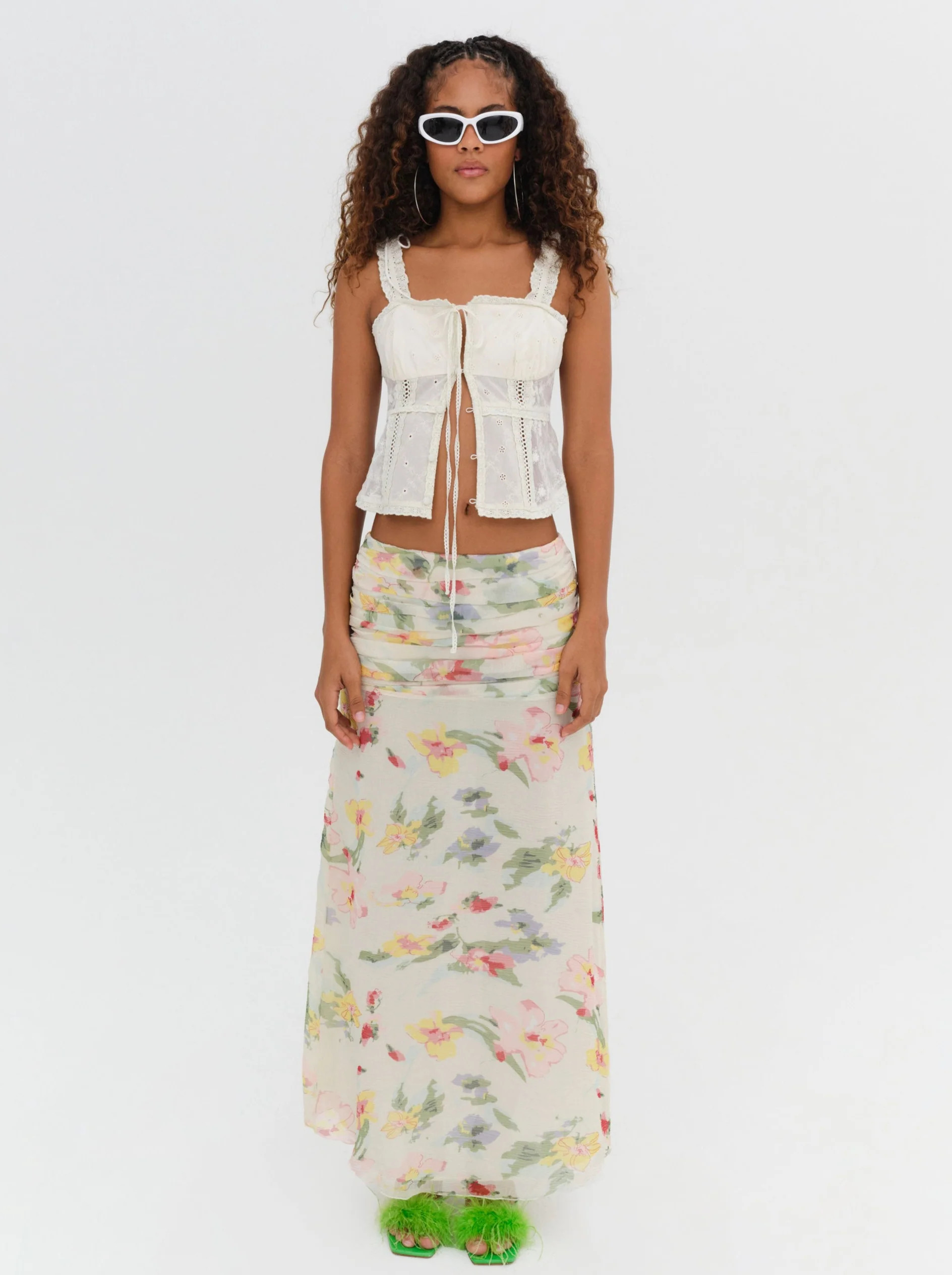 Abby Maxi Skirt | For Love & Lemons