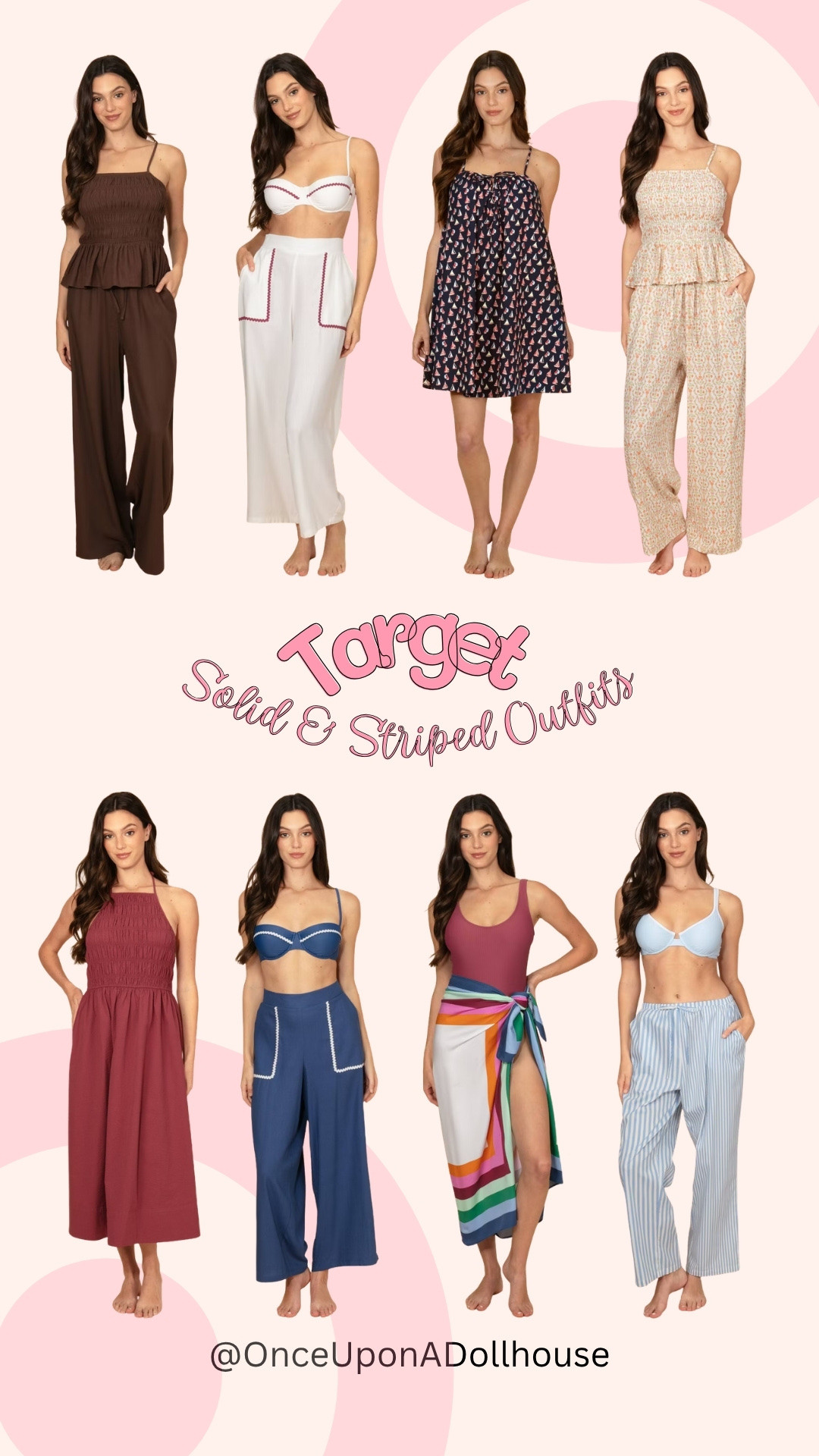 Target Solid & Striped Outfits! 

Top, pants, dress

#LTKsummer #LTKstyletip
