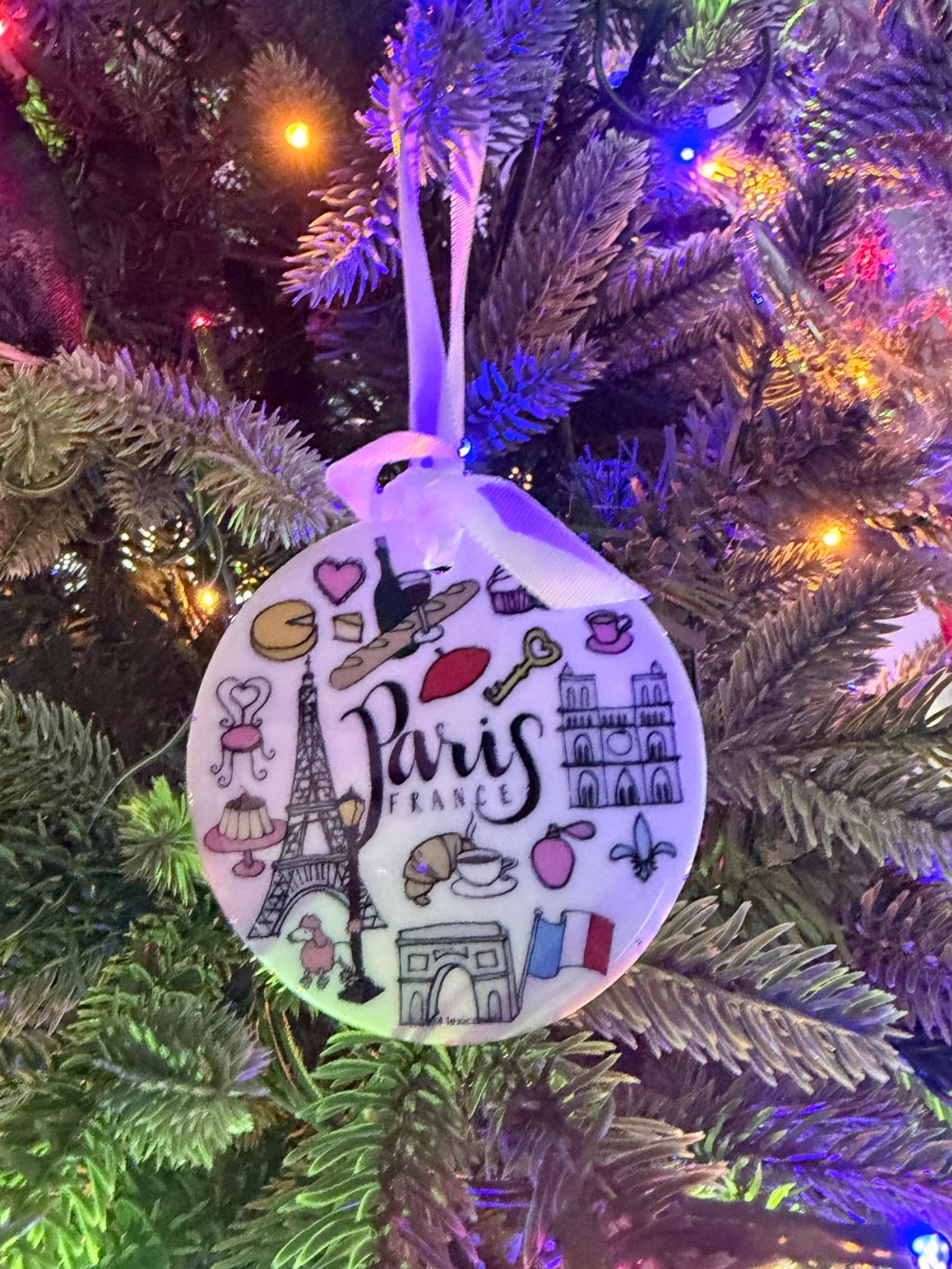 I have no idea how I left Paris with no Christmas ornament for my tree! Ornaments from my travels are one thing I love the collect and they remind me of each trip when I am putting up the tree each year! The ornament is from Etsy and the creator makes several cities. Definitely check them out! 

#LTKHoliday #LTKGiftGuide #LTKTravel