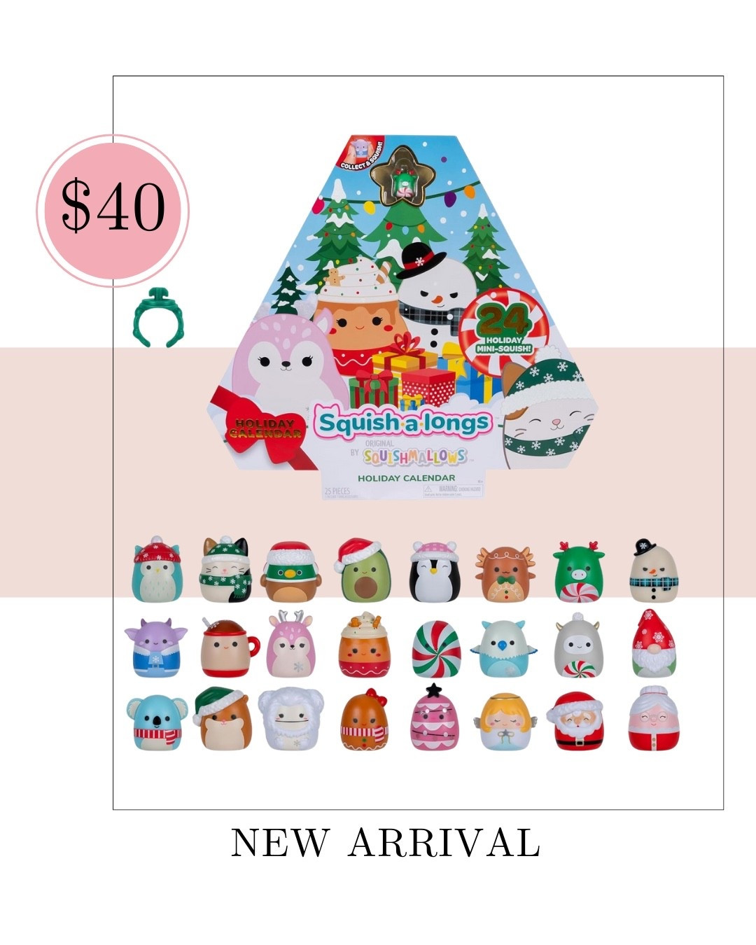 This Squishmallow Advent calendar is perfect for a boy or girl who loves fluff! 

Christmas countdown
Advent Calendar 
Holiday 

#LTKSeasonal #LTKKids #LTKHoliday