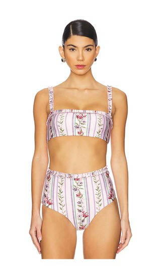 Olmo Bikini Top in Pink Multifloral | Revolve Clothing (Global)