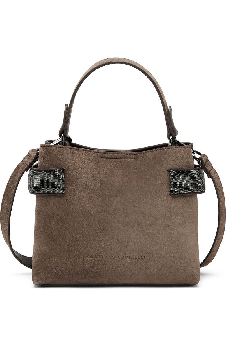 Brunello Cucinelli Suede bag with precious bands | Nordstrom | Nordstrom