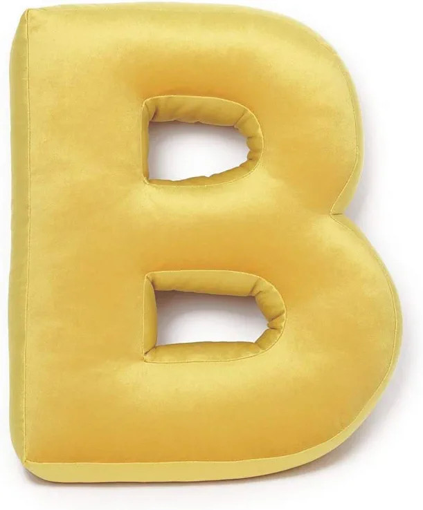 MOMAID Velvet Letter Pillow Soft Initial Throw Cushion Decorative Alphabet Kids Room Nursery Deco... | Amazon (US)