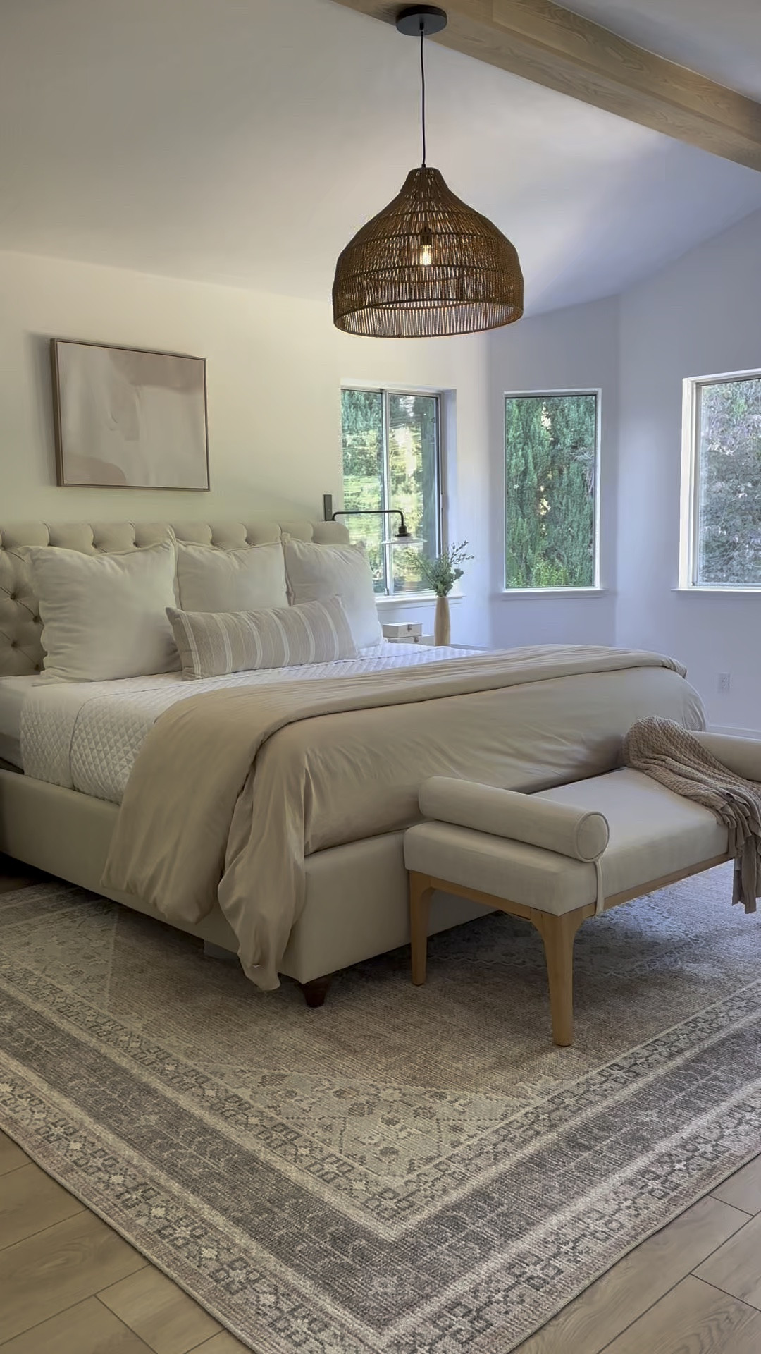 PSA! My favorite rug is on sale! 
It’s the perfect neutral are rug that can bring warmth to any room in your home. I  have three: one 9x12 in my master bedroom, one 9x12 in my family room and a 5x7 in my sitting area. I have listed the 9x12. Make sure you click the link to check the current amazing price.
Master bedroom, area rug, neutral home decor, pendant light, accent chairs  

#LTKSaleAlert #LTKWatchNow #LTKHome