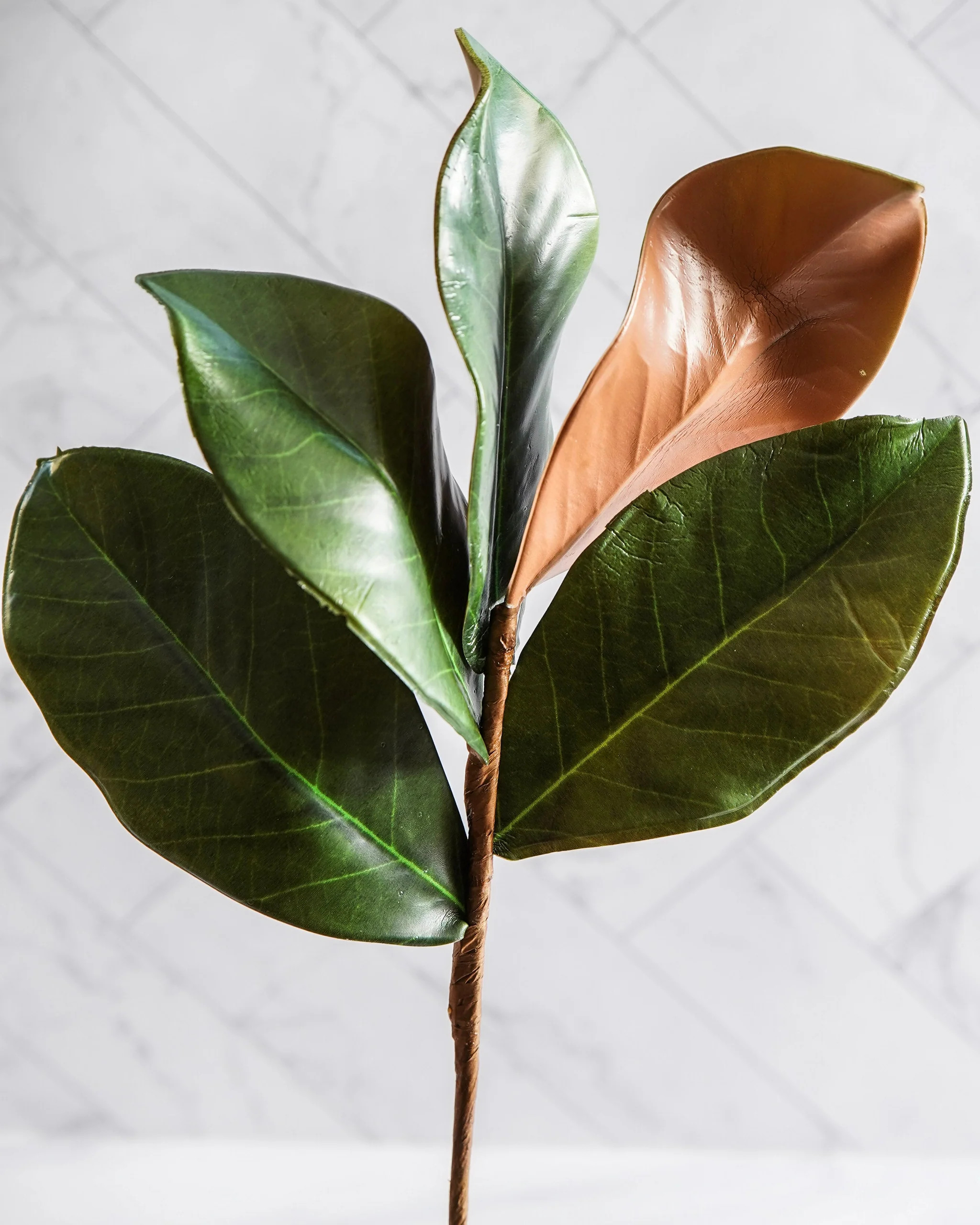 Real Touch Magnolia Leaf Stem | MJHome