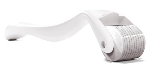 ROSELYNBOUTIQUE Derma Roller for Hair Beard Facial Skin Face 540 Microneedles At-Home Beauty Instrument Holiday-Gift for Men Women(White) | Amazon (US)