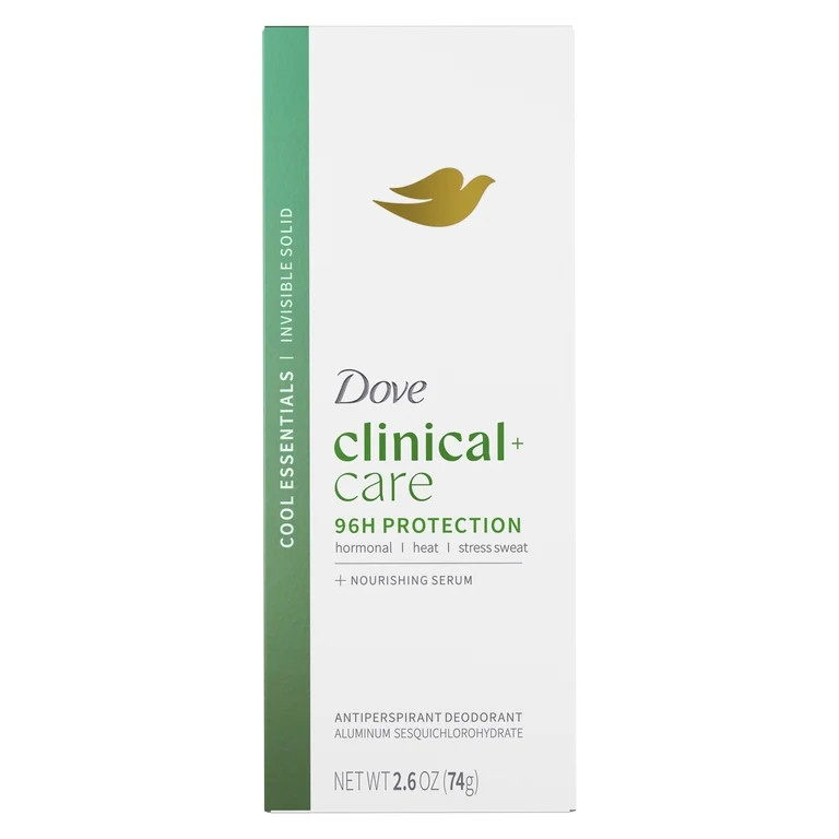 Dove Clinical + Care Antiperspirant Deodorant Invisible Solid Stick For Women With Nourishing Ser... | Walmart (US)
