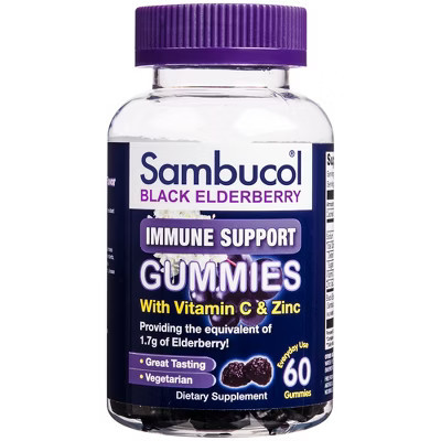 Sambucol Black Elderberry Gummies 60 Ct | Target
