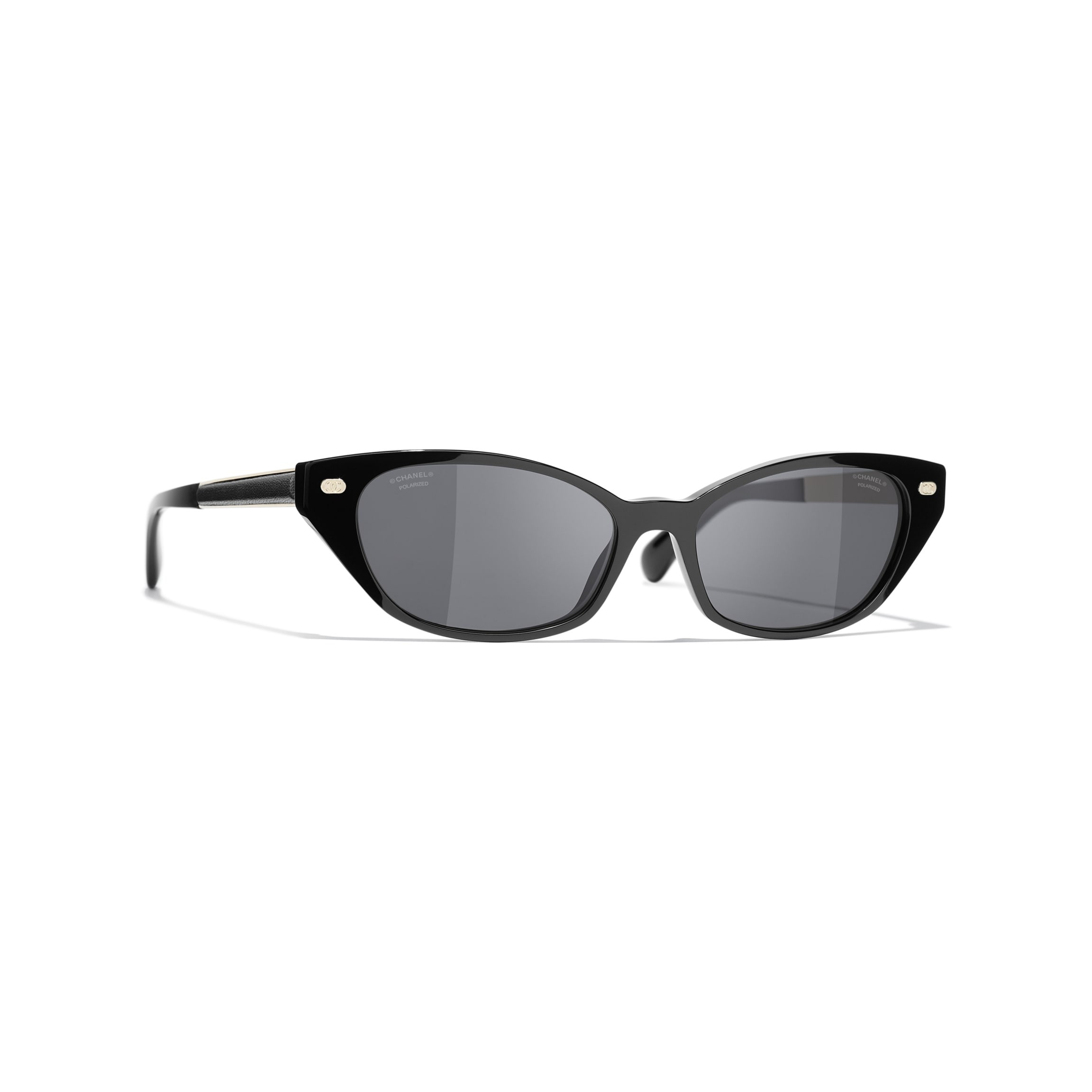 Cat Eye Sunglasses Black & Gold Cat Eye Sunglasses | CHANEL | Chanel, Inc. (US)