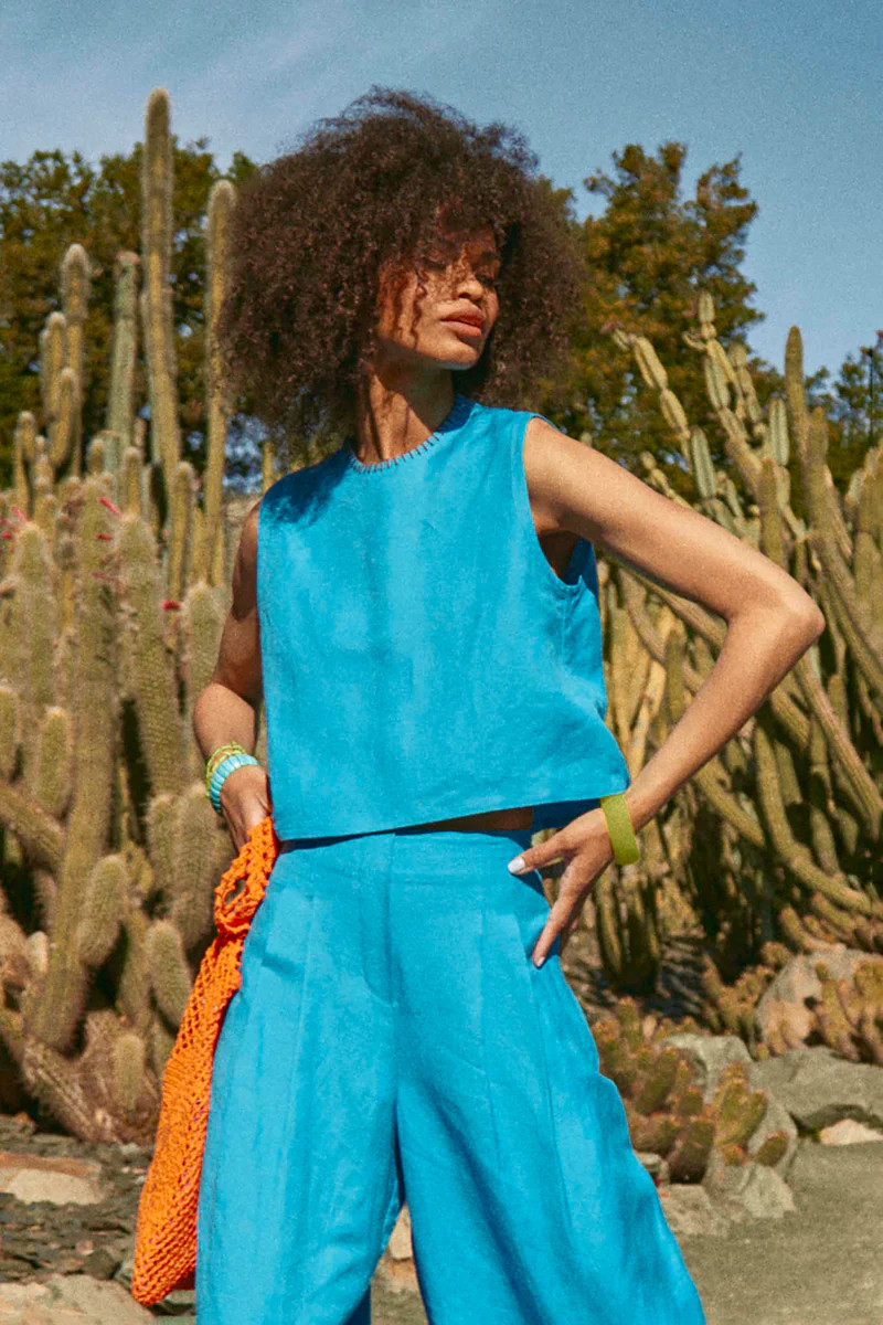 Manning Top | Linen Crop Top | Hunter Bell | Hunter Bell