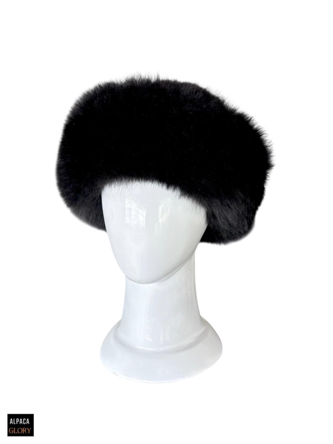 Premium Baby Alpaca Fur Hat, Black Color, Ladies Womens FINE Alpaca Hat, Unisex Alpaca Hat, Russi... | Etsy (US)