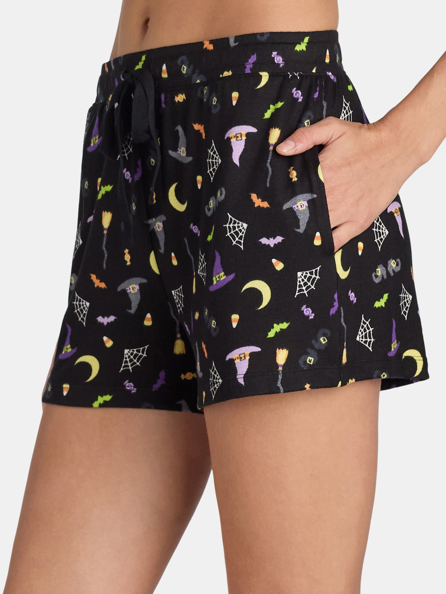 Women’s Halloween Sleep Shorts from Way to Celebrate, 2-Pack, Sizes XS-3X | Walmart (US)
