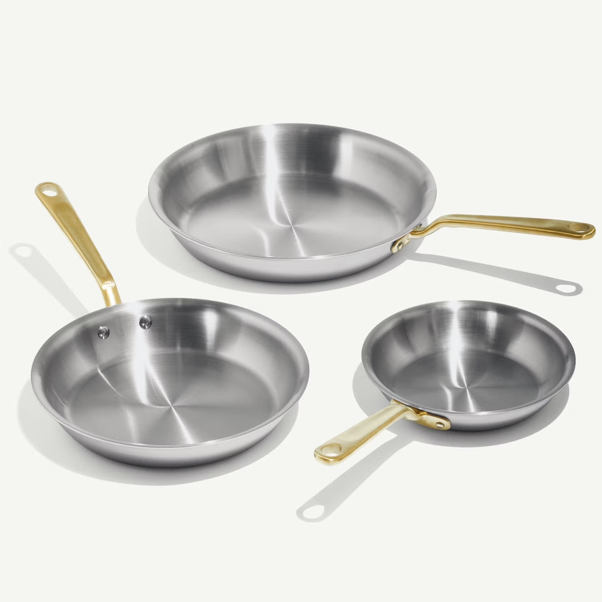 We’ve been switching over to stainless cookware and I’m just in LOVE with these frying pans 😍 #ltkkitchen