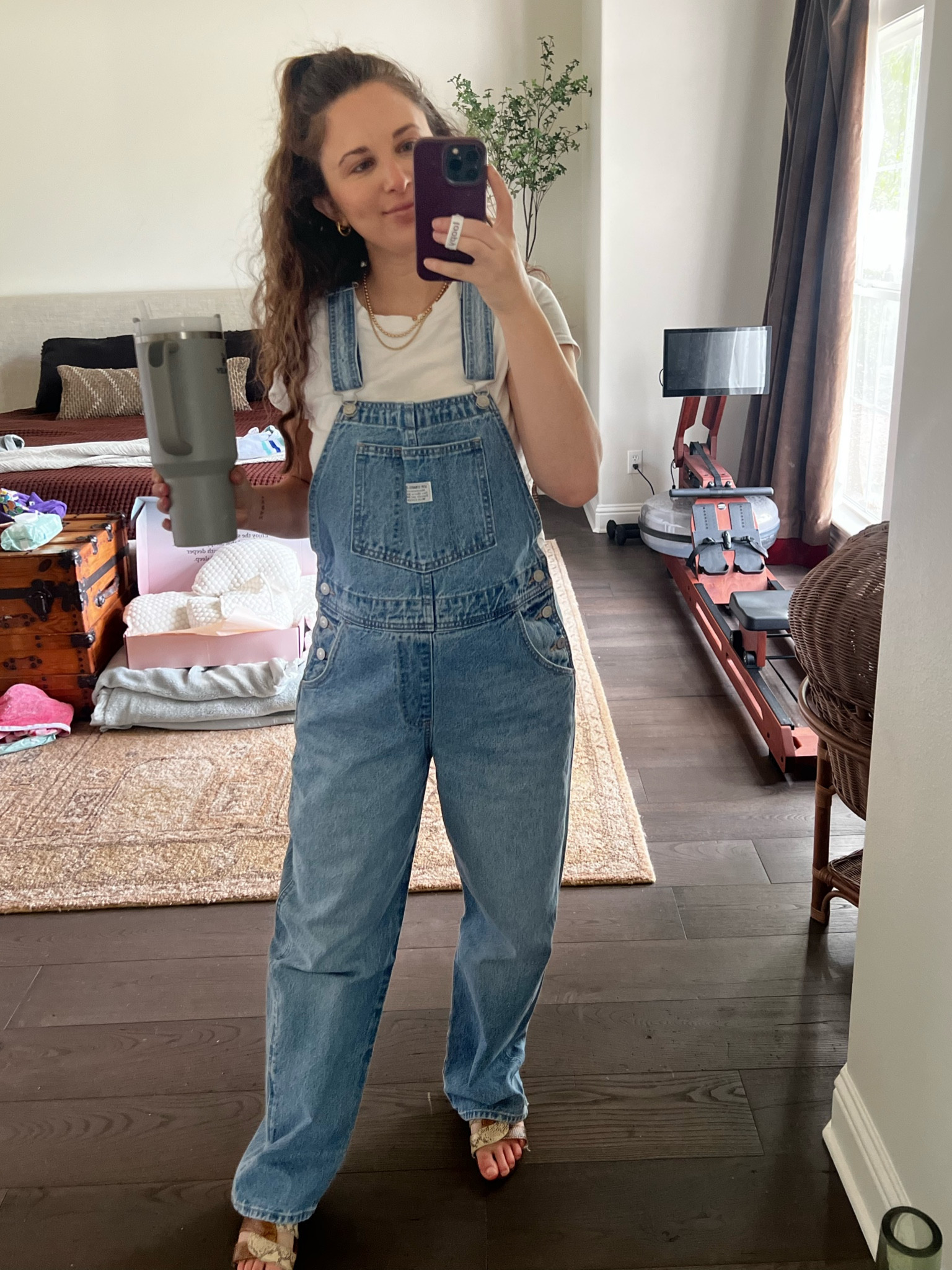 Maternity
Pregnancy style
Free people
Levi’s
Levis overalls
Overlaps
Stanley
Everyday style casual style 

#LTKbump #LTKstyletip #LTKbaby
