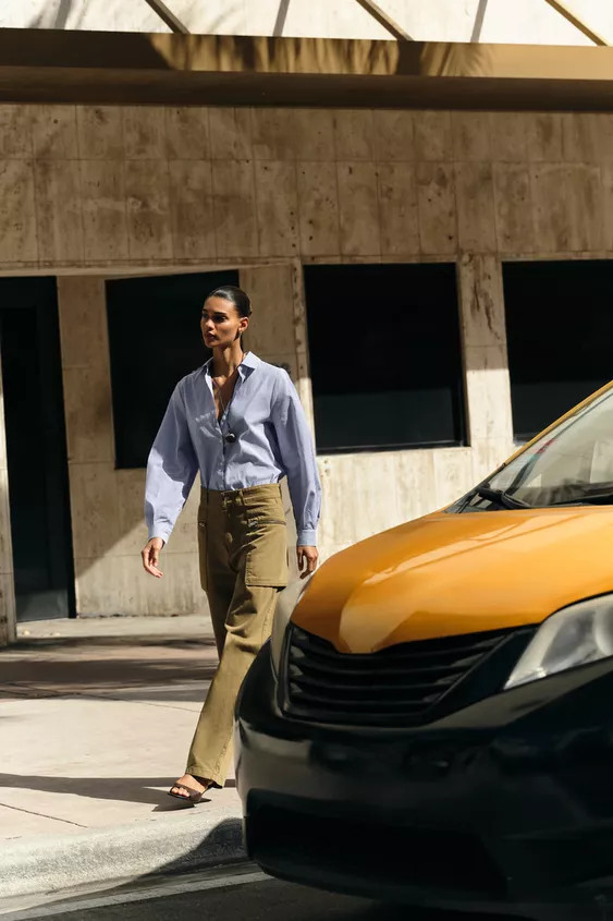 STRIPED COTTON SHIRT | Zara UK