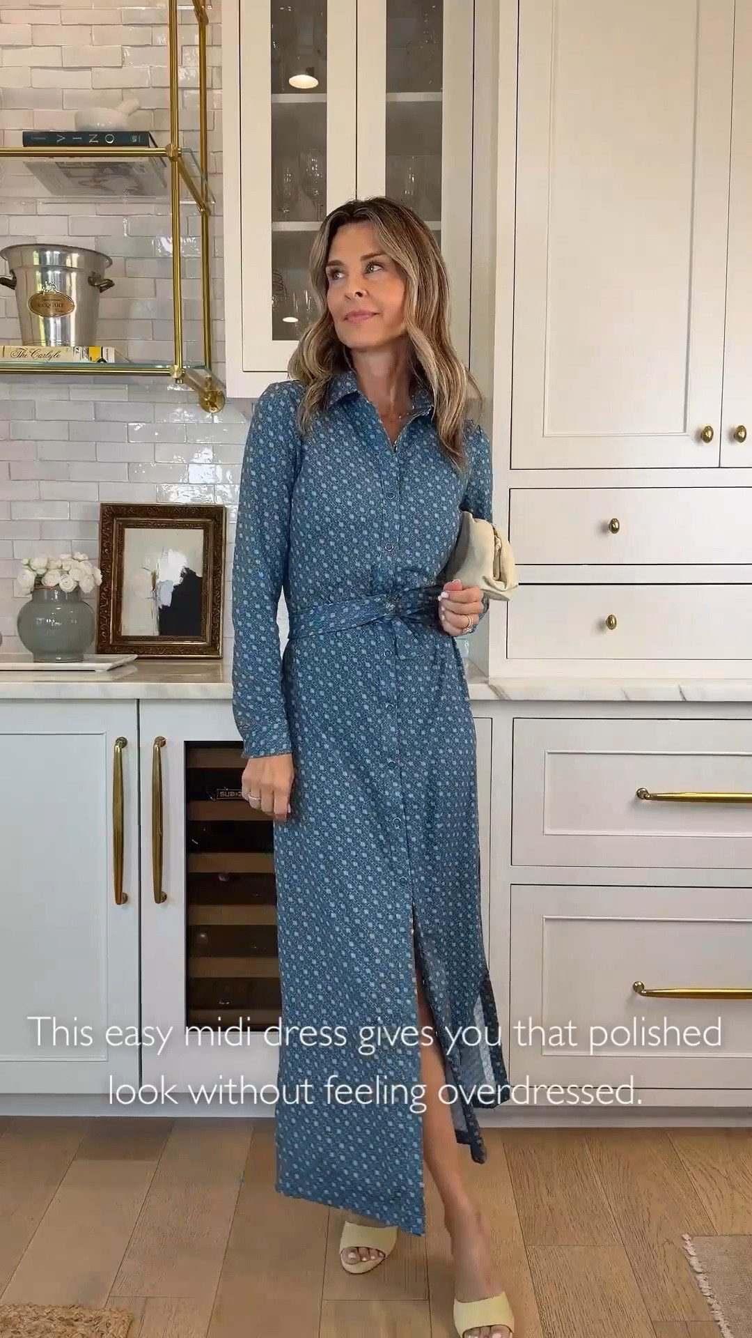 I’m 5’6’’
-J.McLaughlin blue pattern dress size XS

#LTKootd #LTKgrwm #LTKOver40