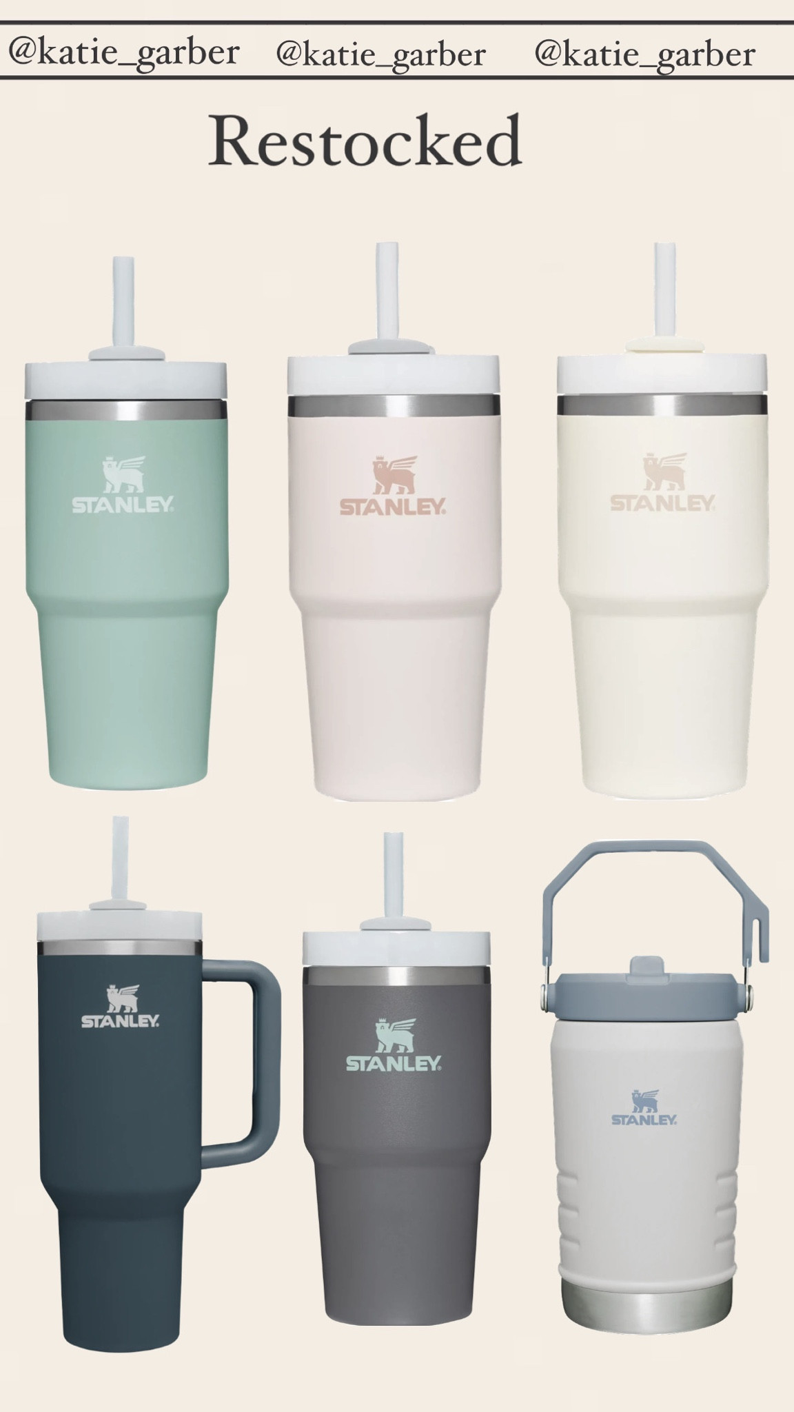 Stanley || restocked || stanley water bottle 

#LTKGiftGuide #LTKSeasonal #LTKFind