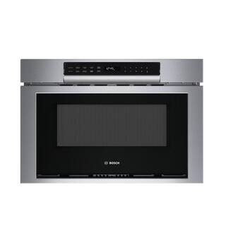 800 Series 24 in. 1.2 cu. ft. Built-In Microwave Drawer in Stainless Steel | The Home Depot