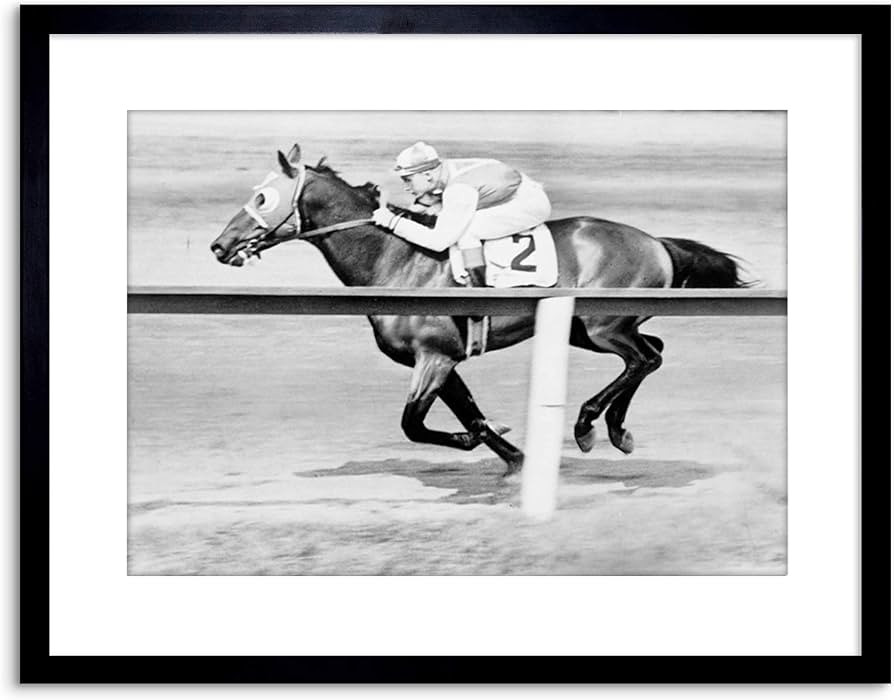 9x7 '' SPORT POLLARD JOCKEY SEABISCUIT YONKERS EMPIRE FRAMED ART PRINT F97X1114 | Amazon (US)