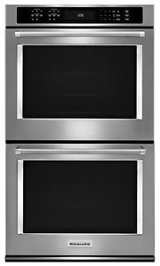 Stainless Steel 30" Double Wall Oven with Even-Heat™ True Convection KODE500ESS | KitchenAid | KitchenAid