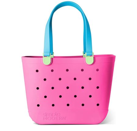 This beach bag is so cute! Comes in several color options  

#LTKsalealert #LTKitbag #LTKswim