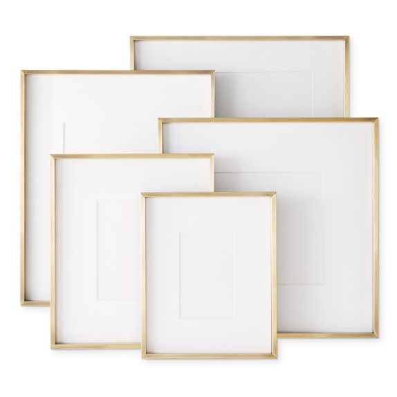 Antique Brass Gallery Frames | Williams-Sonoma