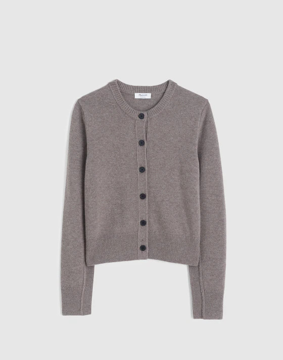 Cashmere Button-Front Cardigan Sweater | Madewell