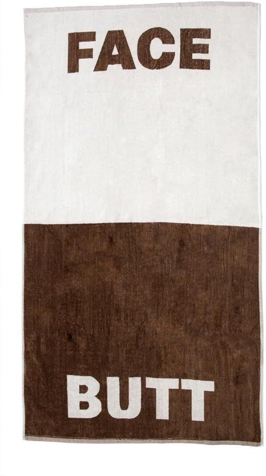 The Face/Butt Towel by Lady Sandra Home Fashions | 100% Cotton Beach or Bath Towel 30" x 56" | Pr... | Amazon (US)
