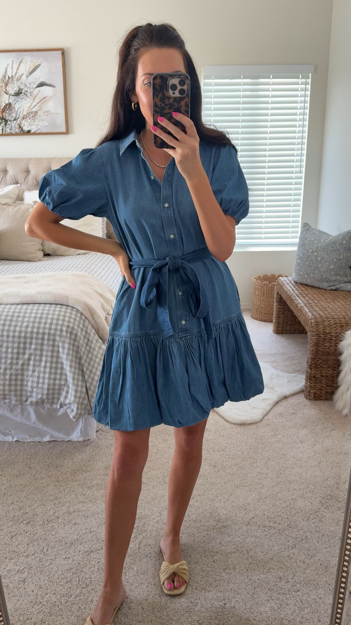 New Walmart denim dress under $30! Wearing a small 

#LTKstorytime #LTKSeasonal #LTKootd
