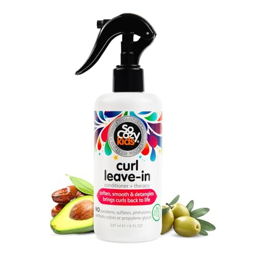 So Cozy Leave In Conditioner Spray (8 Fl Oz) Paraben-Free Detangler for Kids' Curly Hair, Deep Conditioner & Tangle-Free Curls, Gentle & Nourishing with Keratin, Vitamin B5, Olive Oil & Jojoba Oil | Amazon (US)