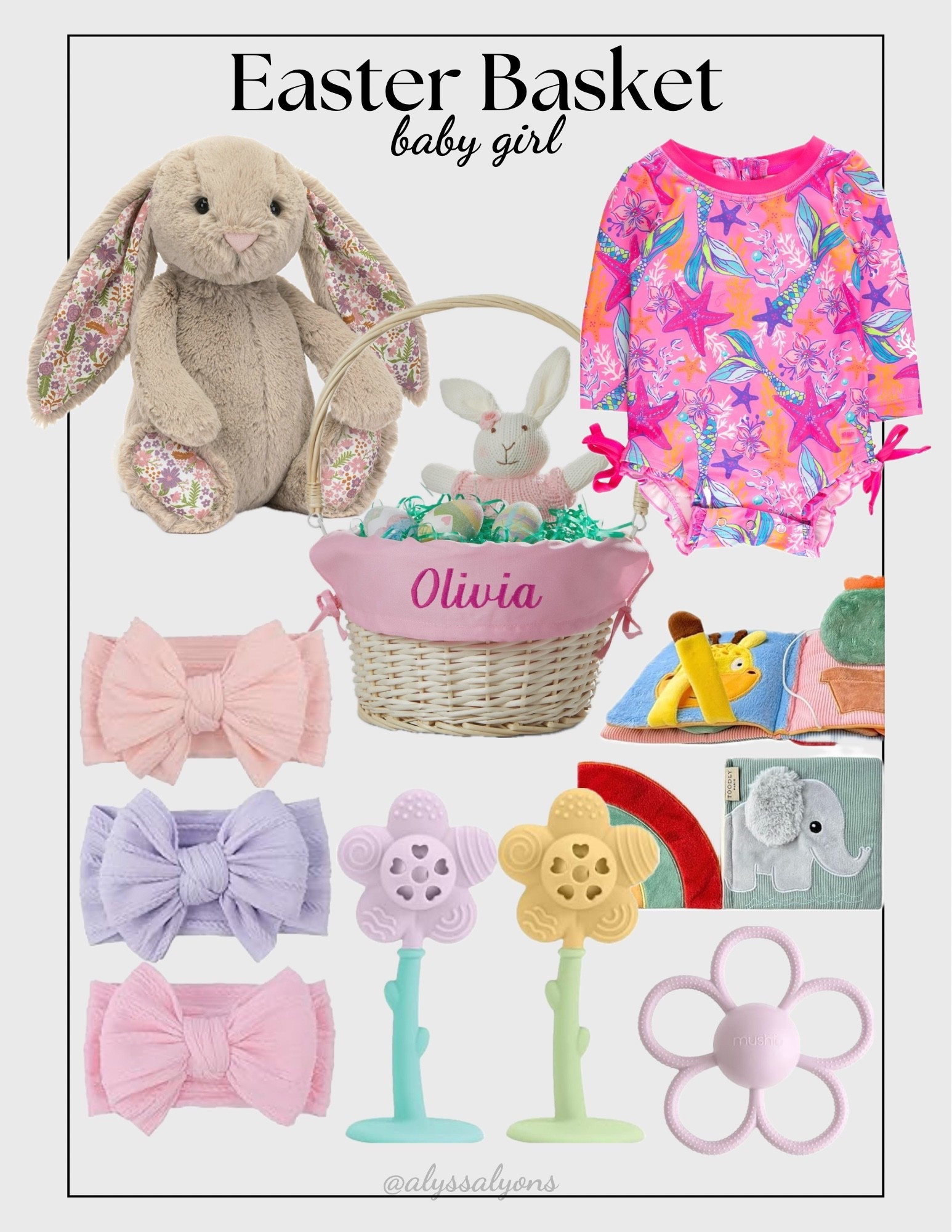 Easter basket ideas for baby girl 🩷🐰🐣🌸

Jellycat stuffed bunny | neon swimsuit | toddler girl | baby girl | seasonal gift ideas for girls | newborn | teethers | personalized Easter basket with handle 



#LTKSeasonal #LTKBaby #LTKmomlife