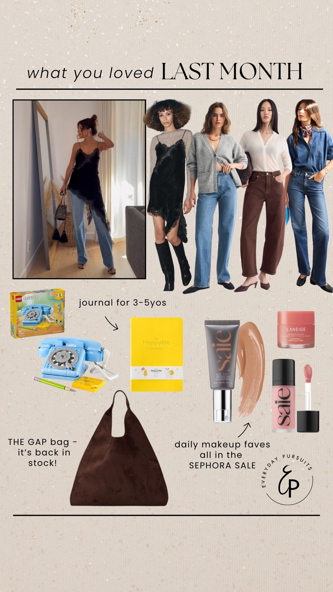 best selling denim, lego, GAP bag and makeup from last month 

#LTKKids #LTKFindsUnder50 #LTKSaleAlert