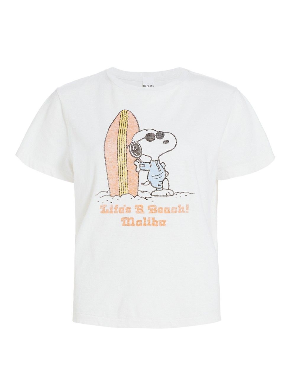 Re/done Malibu Snoopy© Graphic T-Shirt | Saks Fifth Avenue