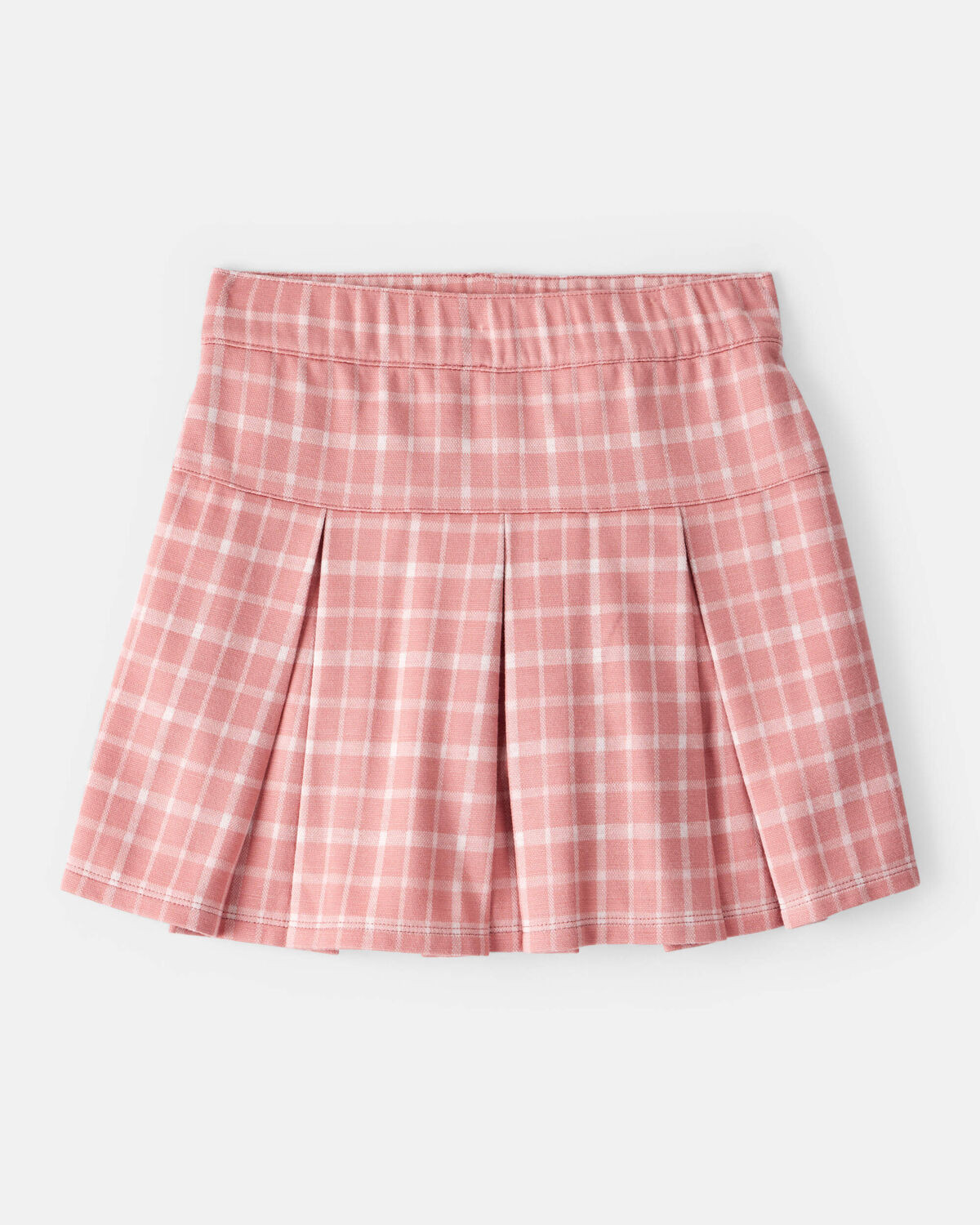 Kid Plaid Pleated Pull-On Skort - Pink - Carter's | Carter's | Carter's Inc