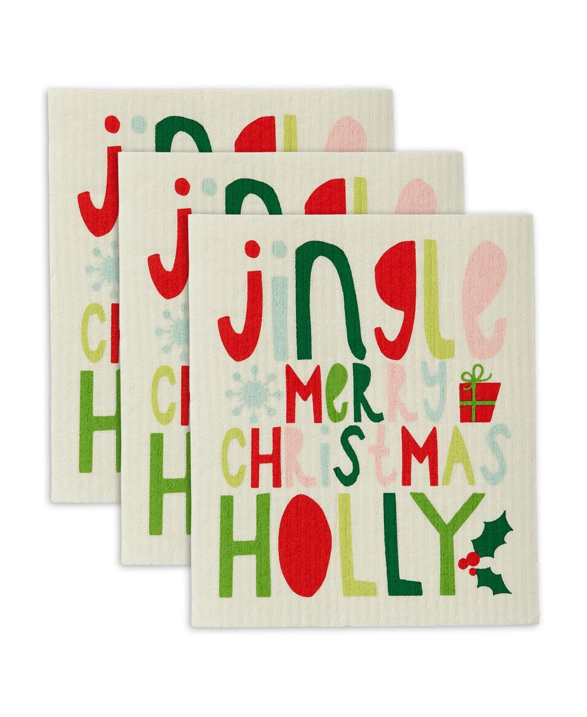Design Imports Jingle Swedish Dishtowel, Set of 3 | Macys (US)
