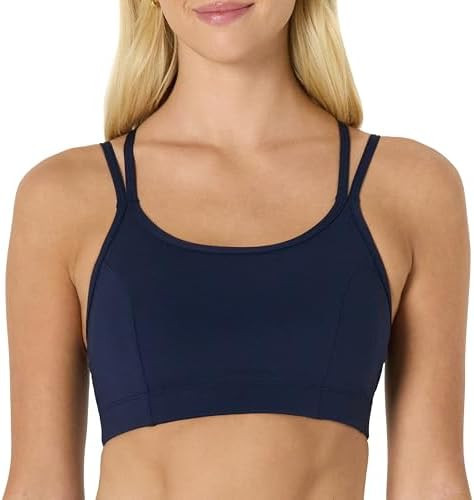 Amazon Essentials Women's Active Total Train Light Support Strappy Back Gym Workout Sports Bra | Amazon (US)