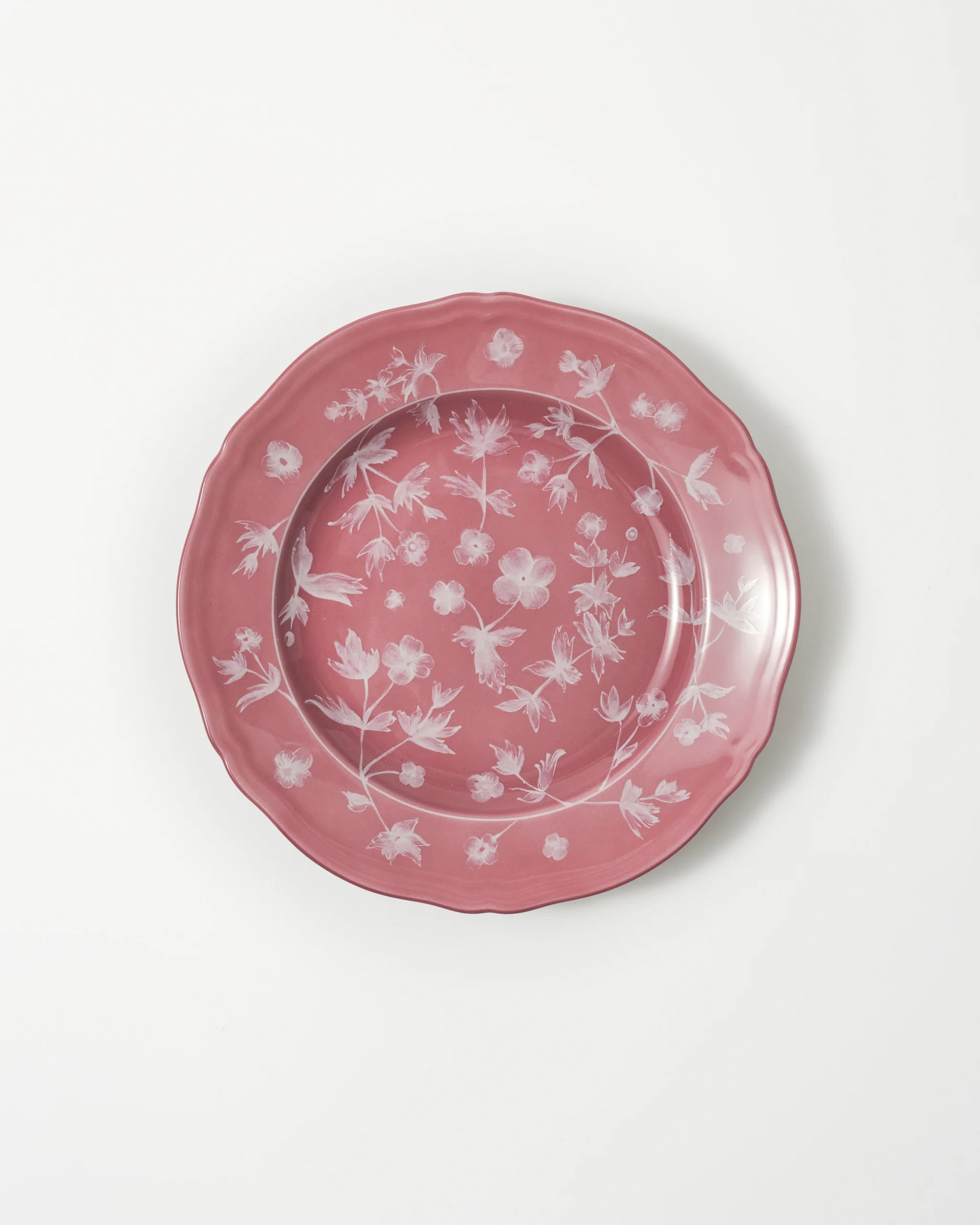 Ginori Floral Dessert Plate Pink | Cabana Magazine