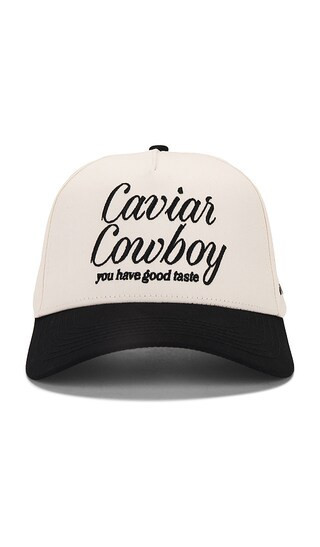 Eleven Eleven Caviar Cowboy Cap in Black. | Revolve Clothing (Global)