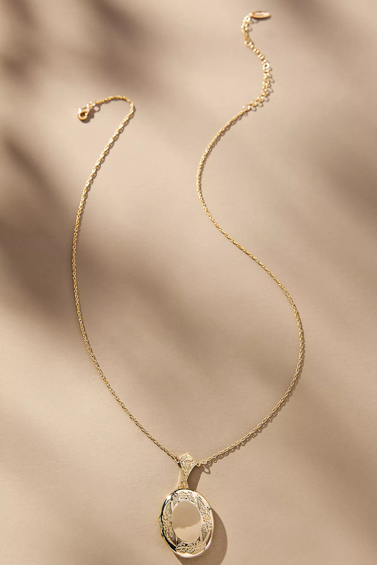 Oval Locket Pendant Necklace | Anthropologie (US)