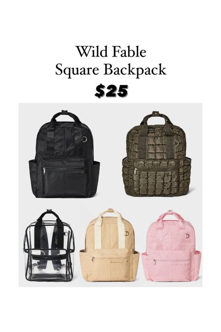 Wild Fable square backpack


#LTKFindsUnder50 #LTKItBag #LTKSaleAlert