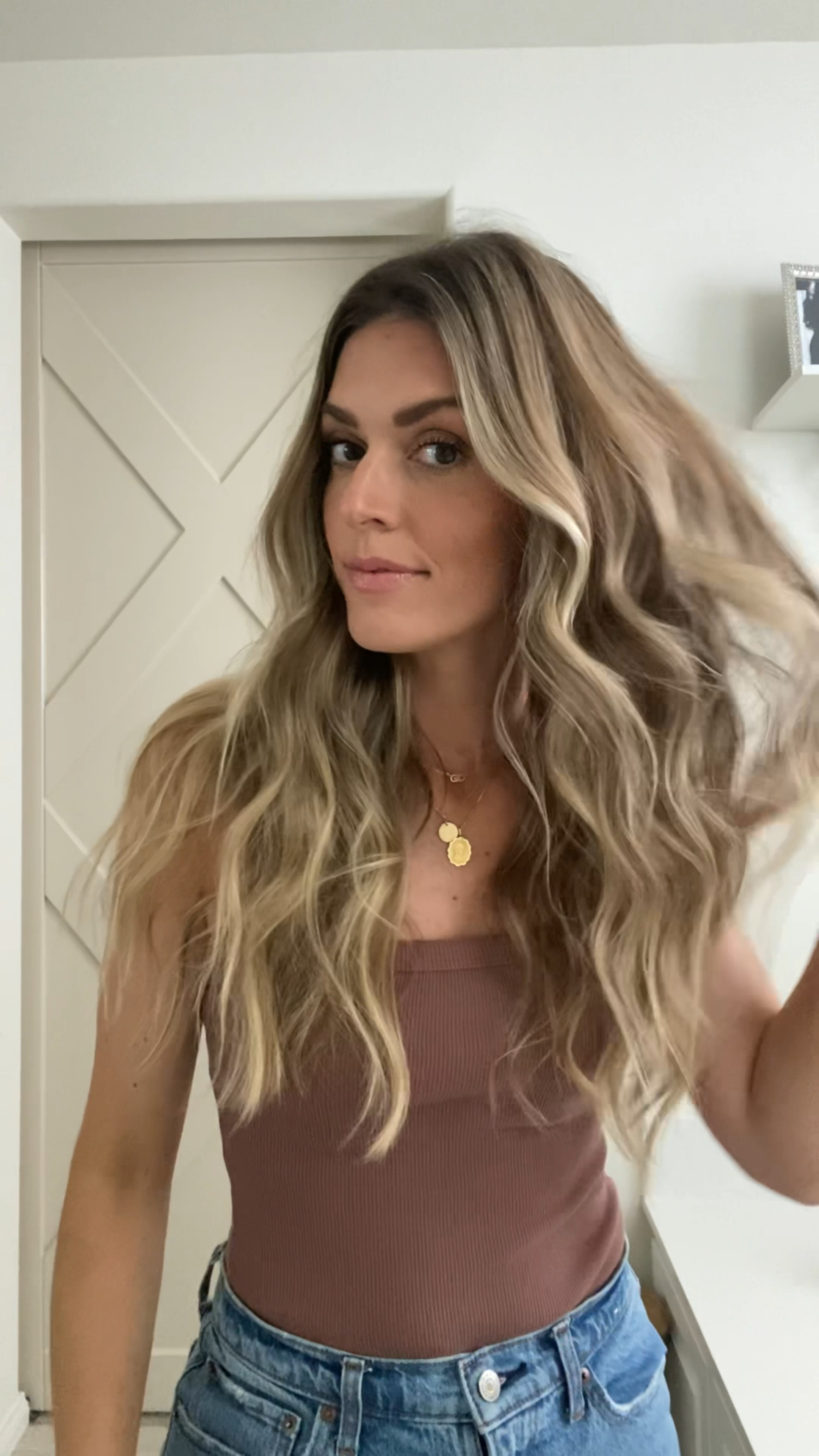 Get ready with me | Hair and makeup edition 💄 A bunch of my goto hair and makeup products are currently on sale! This curling iron has quickly become a fave of mine 👌🏻’Fam30’ gets you 30% off with free shipping at Tarte rn! 

Foundation | 230 Light Medium Cool 
Concealer | Medium Sand 
Bronzer | Cool Bronze 
Blush | Encourage 
Lip Liner | Pillow Talk 
Lipgloss | Grapefruit & Cherry Blossom 

Hair products, beachy hair, beach waves, curling iron, Bio Iconic, makeup, everyday makeup, mom style, Tarte makeup, easy hair, easy makeup, beauty products, curling hair 

#LTKBeauty #LTKSaleAlert #LTKVideo