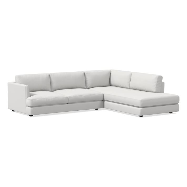 Haven 2-Piece Bumper Chaise Sectional (106"–113") | West Elm (US)