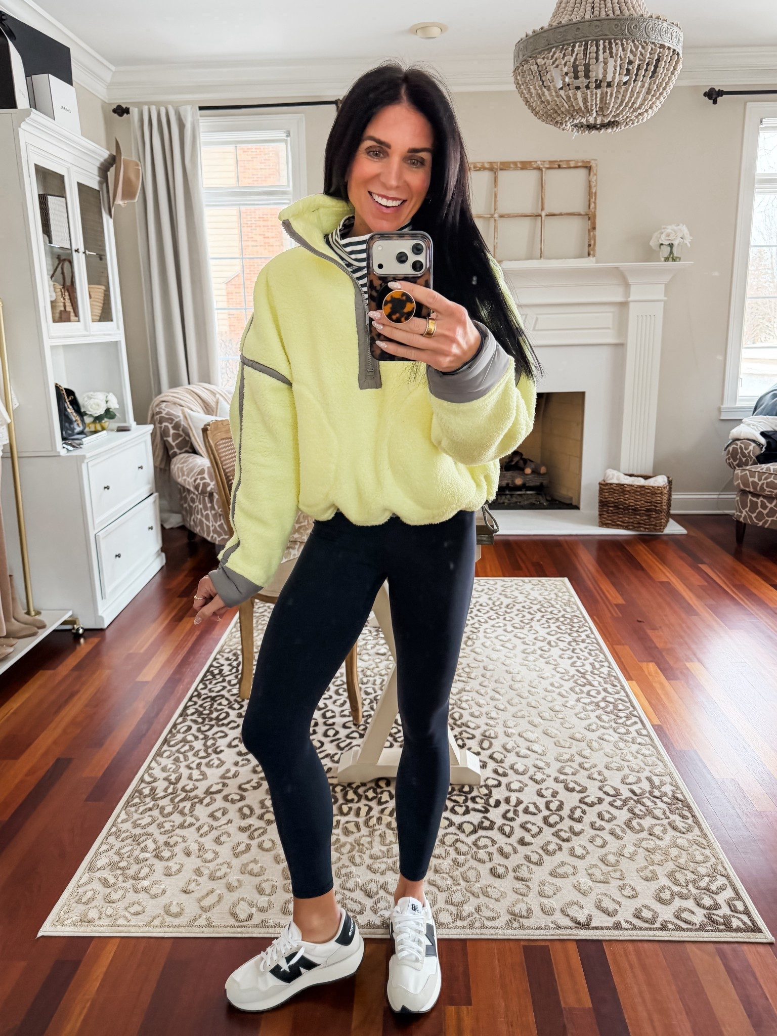 Small fleece and leggings
XS top
Size up 1/2 is @DSW sneakers use code LUCKYY

#LTKmomlife #LTKootd #LTKActive