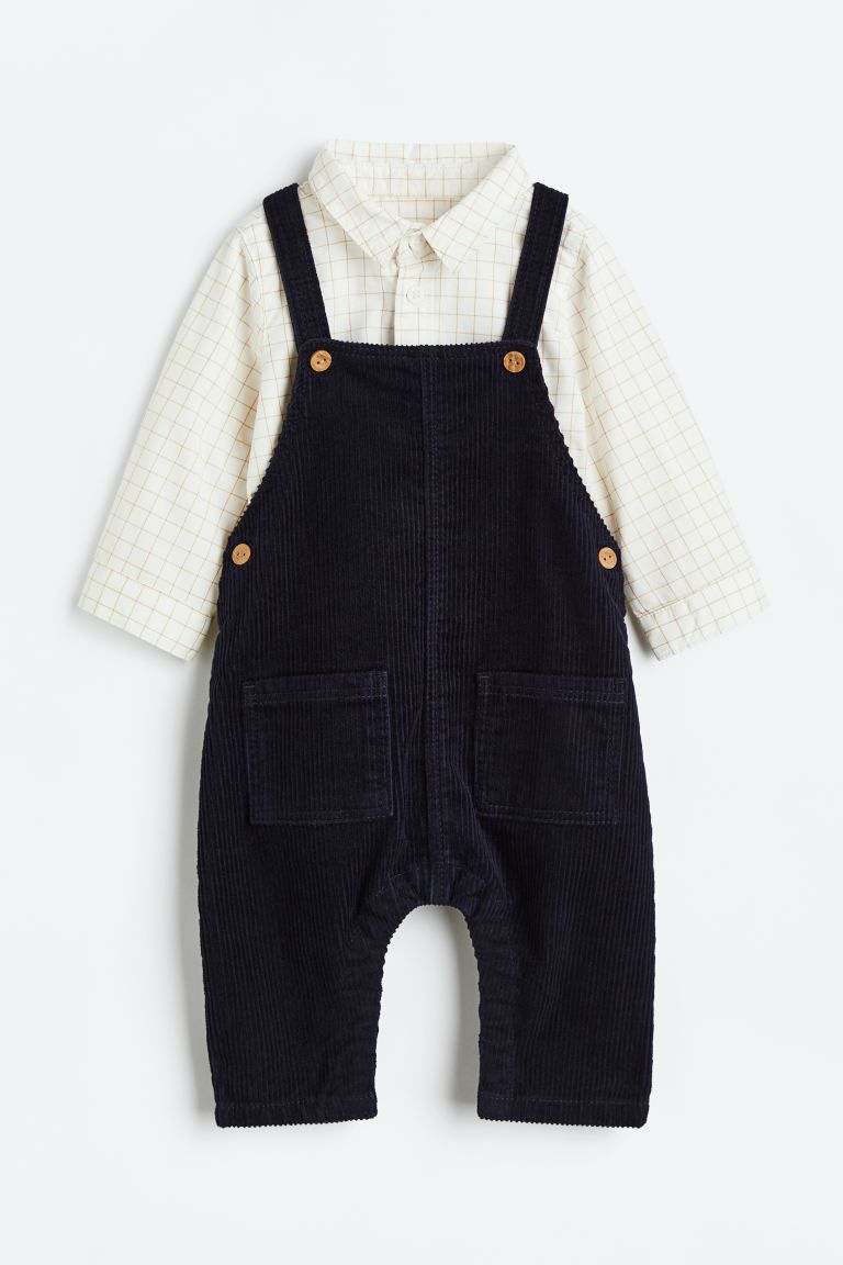 2-piece Shirt and Overalls Set | H&M (US + CA)