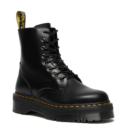 Dr. Martens Women's Jadon Boot,Black Polished Smooth,3 UK/5 M US | Amazon (US)