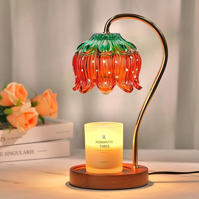 Strawberry Candle Warmer Lamp, Cute Candle Lamp with Timer & Dimmable, Mothers Day Birthday Gifts... | Amazon (US)
