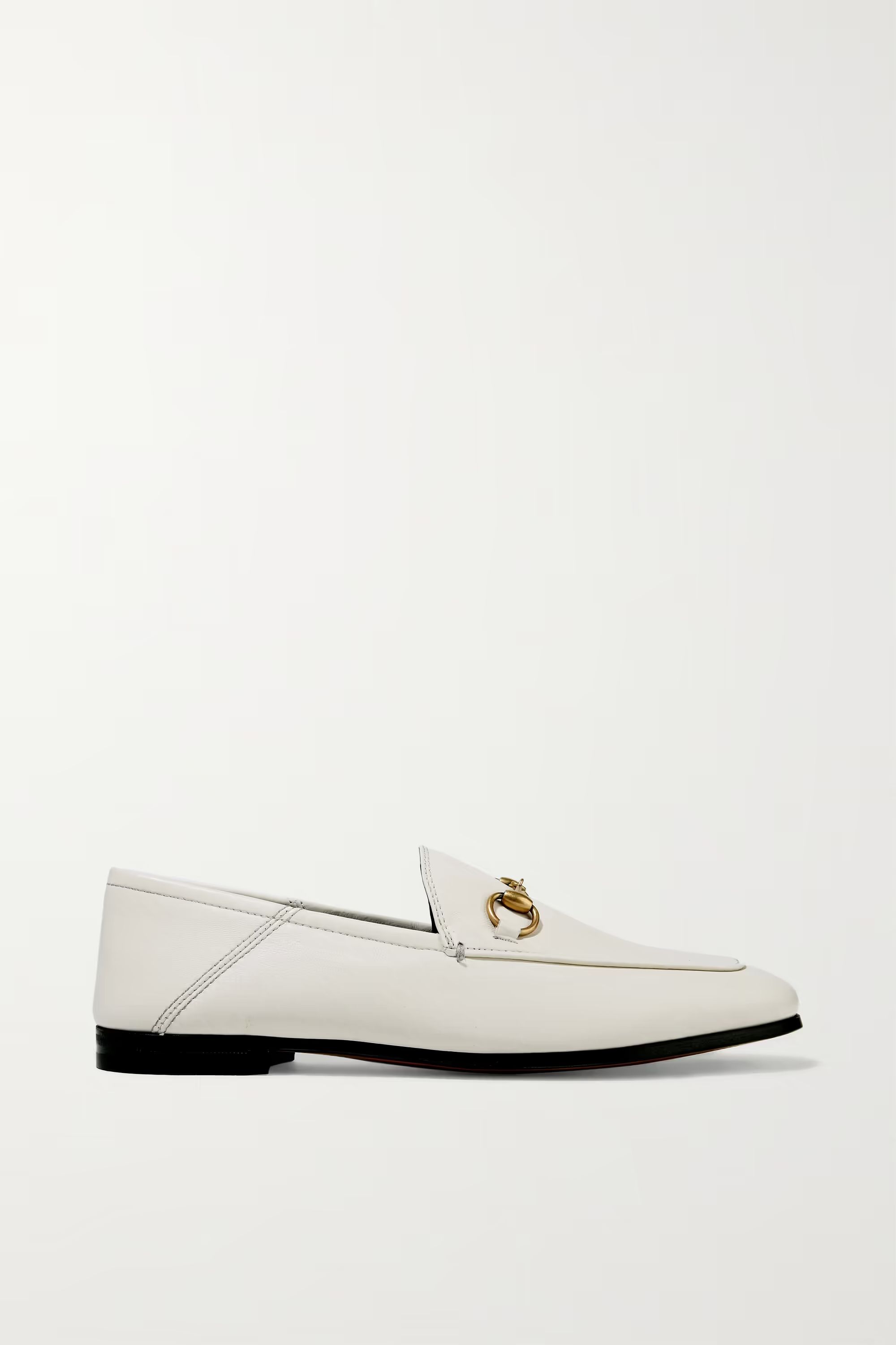 Brixton horsebit-detailed leather collapsible-heel loafers | NET-A-PORTER (US)