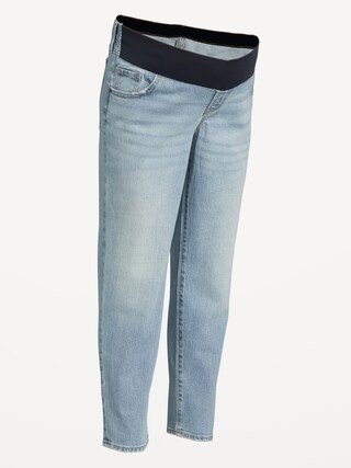 Maternity Full Panel OG Straight Jeans | Old Navy | Old Navy (US)